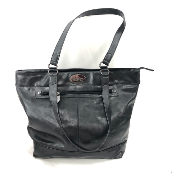 Kenneth Cole Reaction Black Large Career Tote - Picture 8 of 8